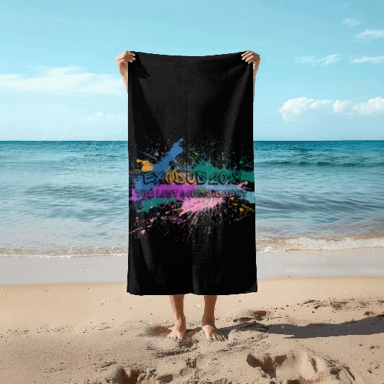 The Lost Commandment multi color Beach Towels