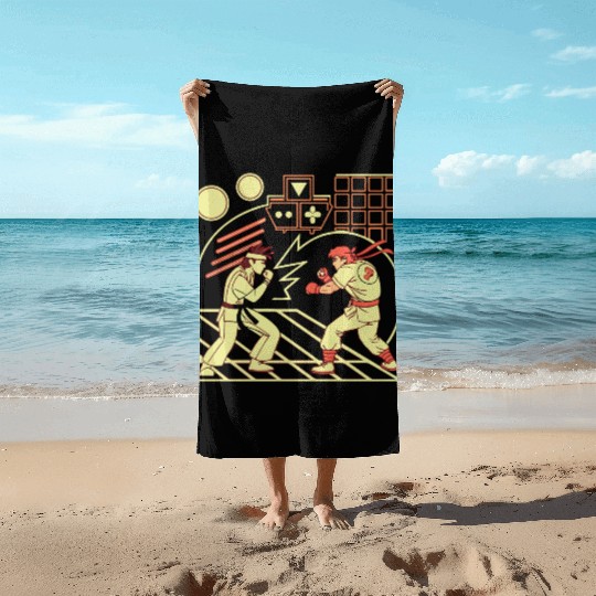 Game On: Level Up Beach Towels