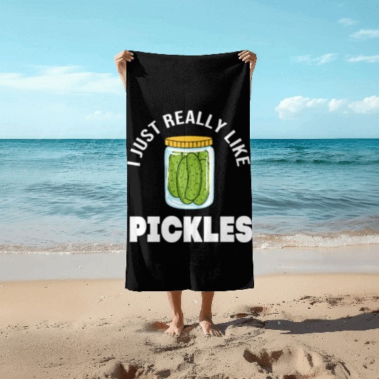 Pickles Fermented Food Cucumber Pickle Beach Towels