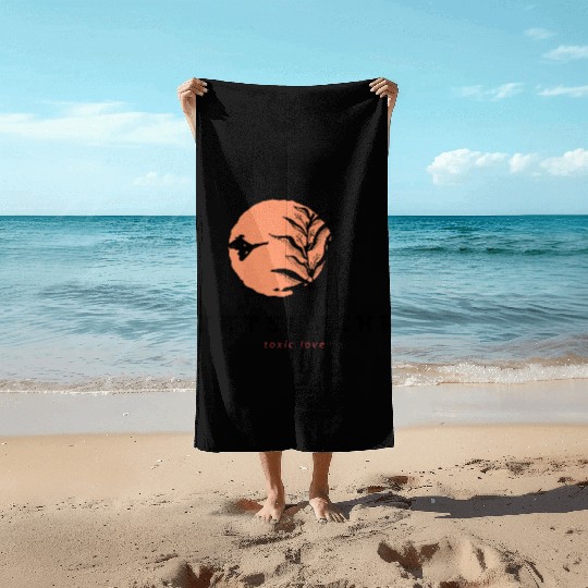 Toxic Love Beach Towels