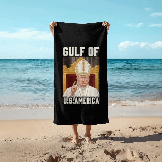 POPE TRUMP US America Beach Towels