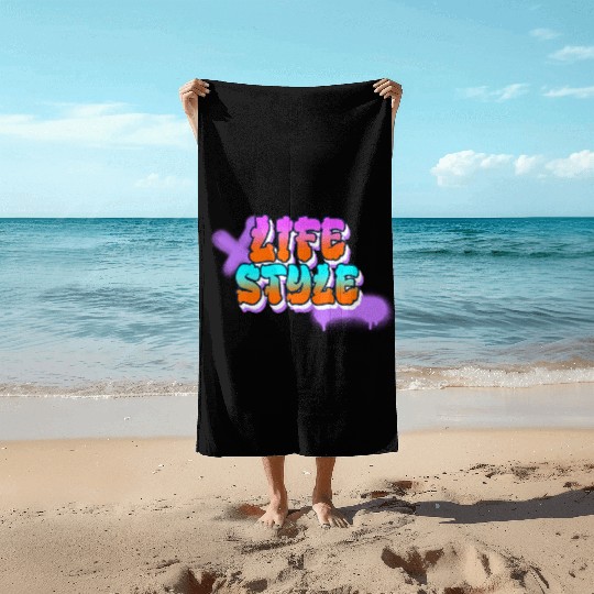 Lifestyle Graffiti Style Beach Towels