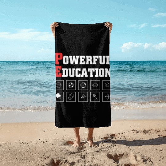 Physical Education Teacher PE Coach Beach Towels