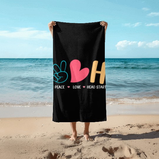 Head Start Crew School Teacher Beach Towels
