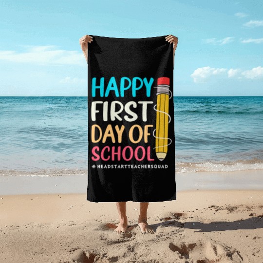 School Head Start Crew Teacher Beach Towels