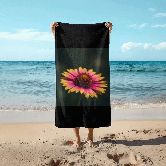American Wildflower - Elegant Nature Beach Towels