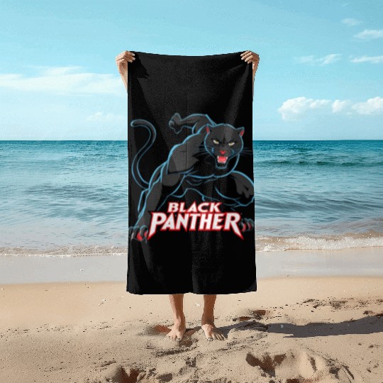 Black Panther. Beach Towels