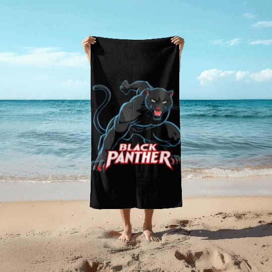 Black Panther. Beach Towels