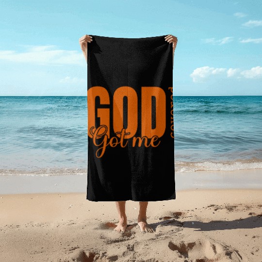 God Got Me Covered - Faith-Based Christian Apparel Beach Towels