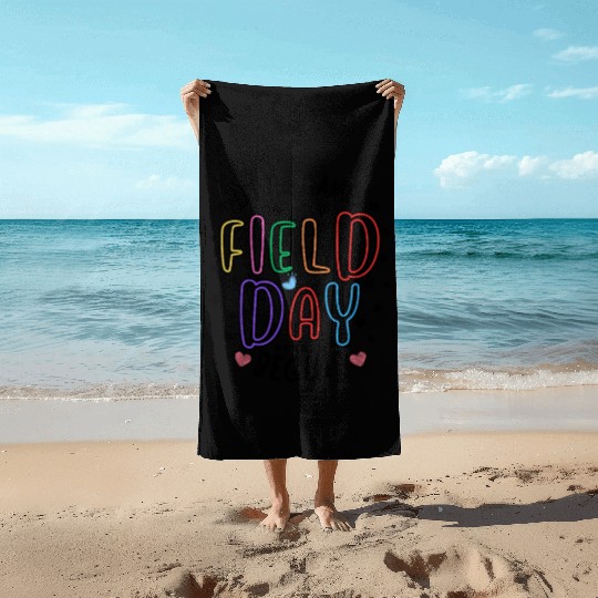 Let The Games Begin Field Day Teacher Student Beach Towels