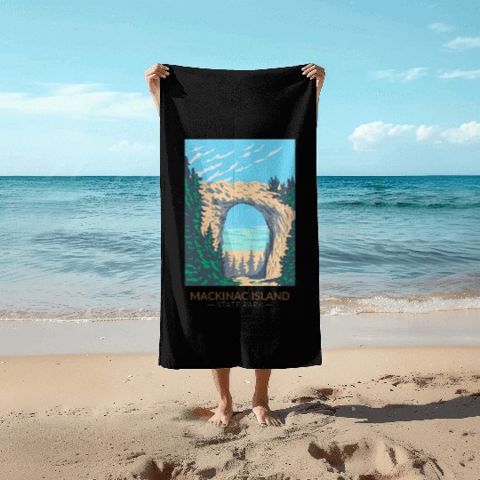 Mackinac Island Beach Towels