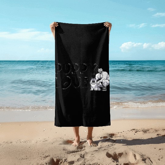 Puppy Love Beach Towels