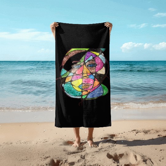 Vivid Spectrum Visage Beach Towels