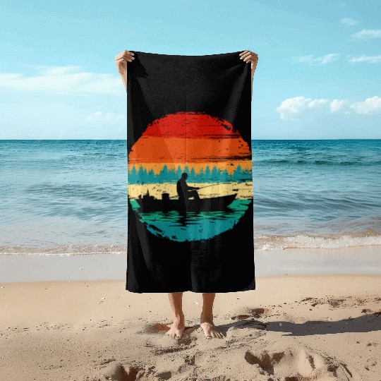 Fishing boat Beach Towels