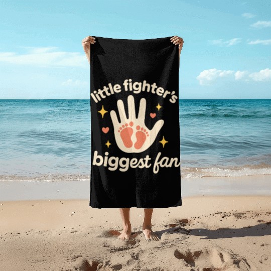 NICU Sibling Preemie Big Brother Big Sister Beach Towels