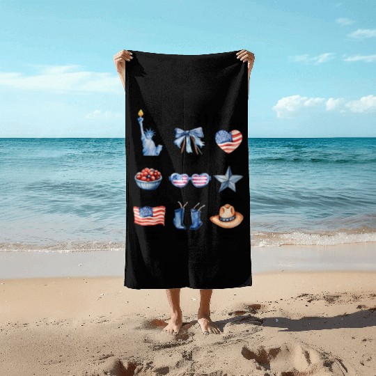 Christian God Says I Am Beach Towels