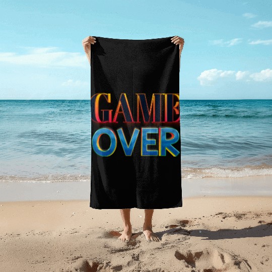 Game over Beach Towels