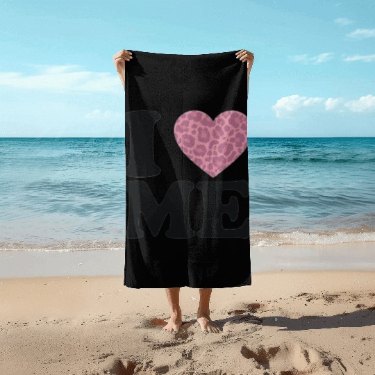 Love Yourself! I Love Me Beach Towels
