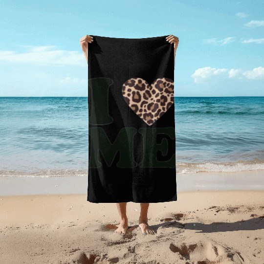 Love Yourself! I Love Me Beach Towels