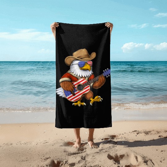American Bald Eagle Beach Towels