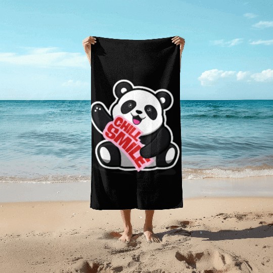 panda Beach Towels