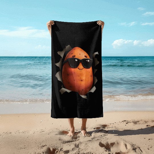 Sweet Potato Beach Towels