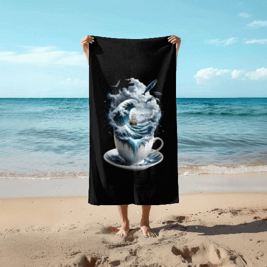 Storm in a Teacup Ocean Adventure Beach Towels