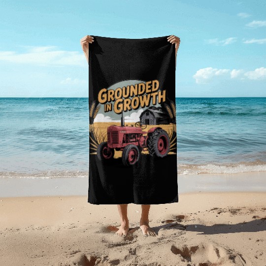 Grounded in Growth Beach Towels