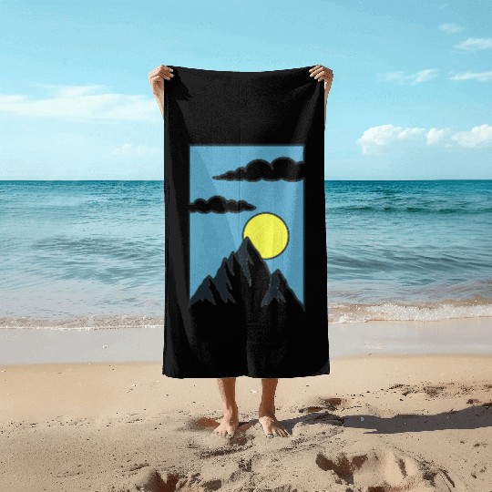 Sunrise Mountain Peak Beach Towels