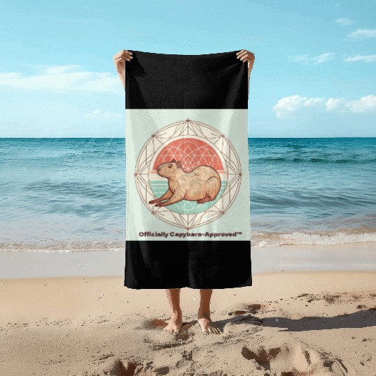 Officially Capybara-Approved™ Beach Towels