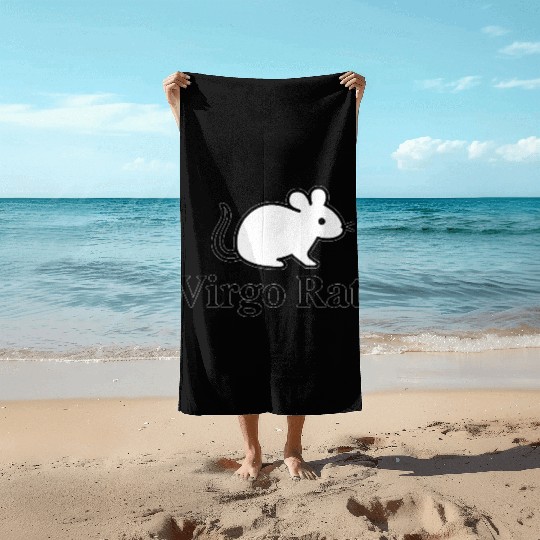 Virgo Rat Beach Towels