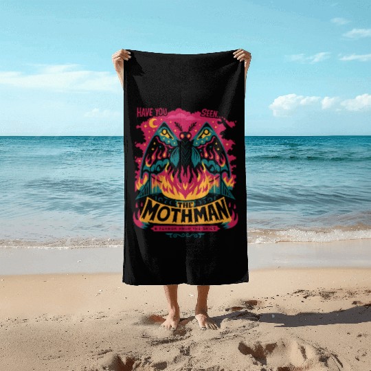 Mothman Black Bridge Have You Seen The Beach Towels