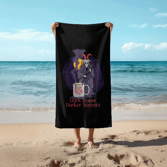 Occult Demonology Tarot Coffee Beach Towels