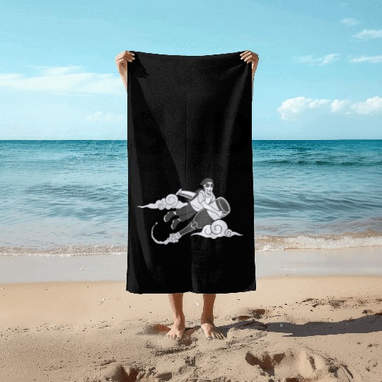 SAD – Self-Awareness Day Beach Towels for Happy Lone Wolves