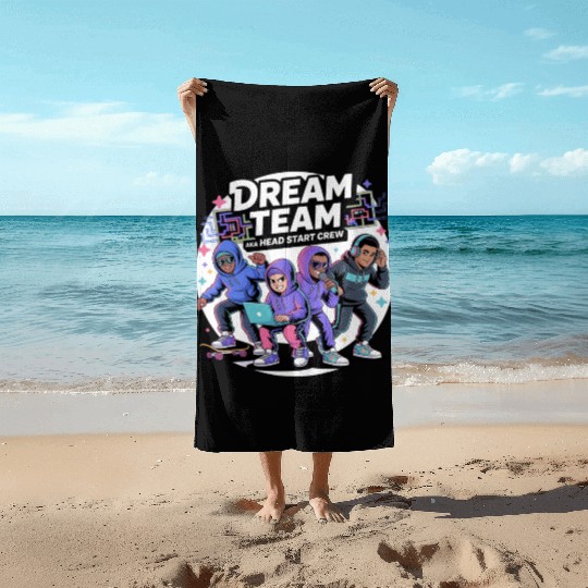 Dream Team Vibes: Head Start Crew Edition Beach Towels