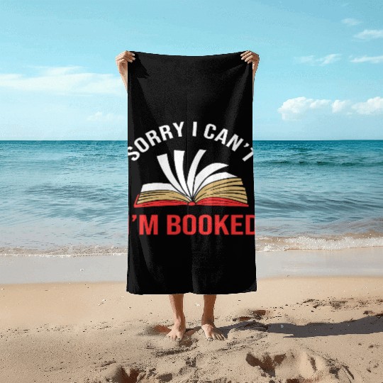 Reading Teacher Bookworm Librarian Beach Towels