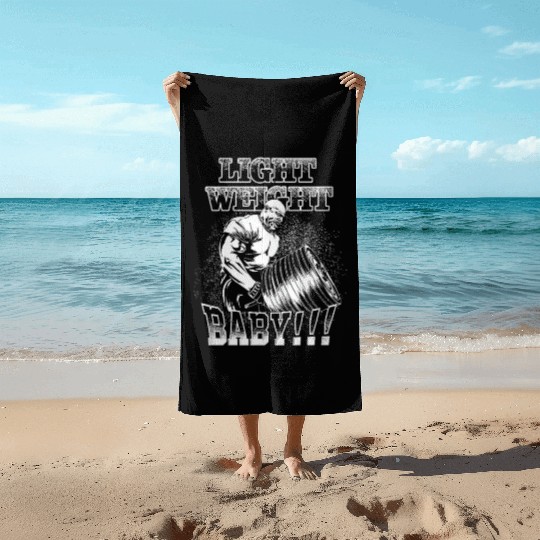 Lightweight Baby Drum Illustration Beach Towels