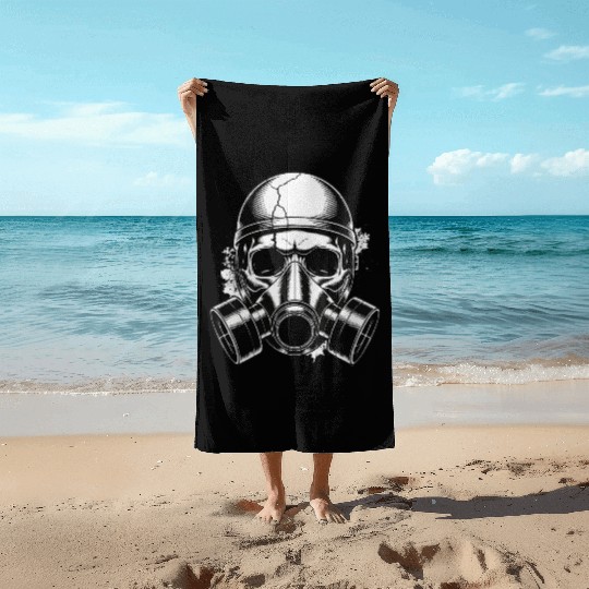 Toxic Skull – Apocalypse Style Beach Towels
