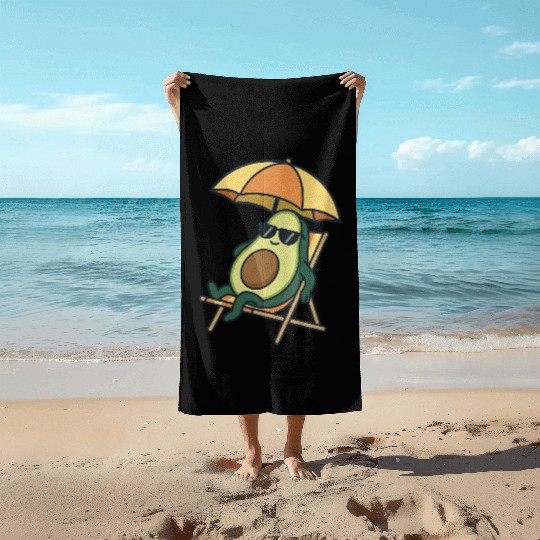 Chill Avocado with Sunshade Beach Towels