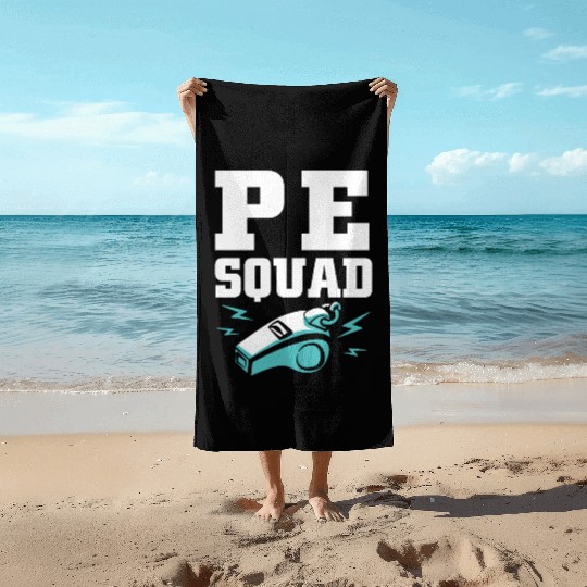 Physical Education Teacher PE Coach Beach Towels