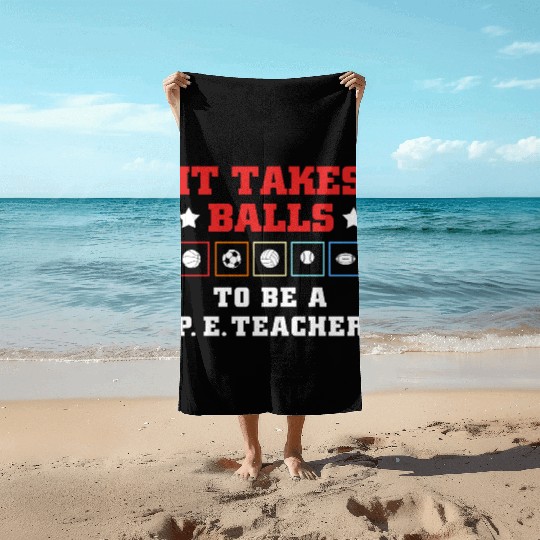 Physical Education School PE Teacher Beach Towels