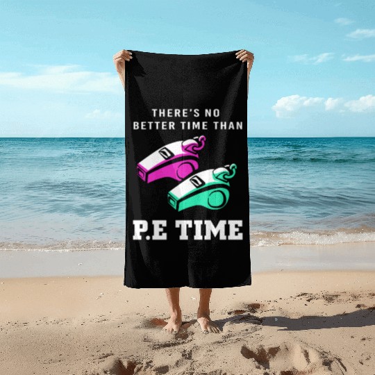 Physical Education Teacher Sports Teaching Beach Towels