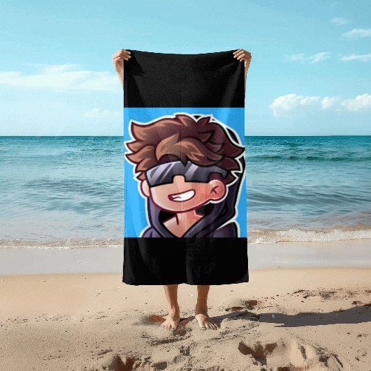 Cool Gamer Beach Towels – XP Vortex Cartoon Style
