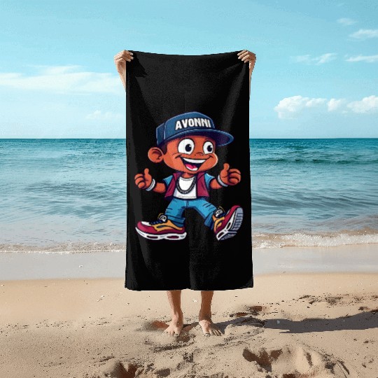 Urban Kid Streetwear Design Beach Towels