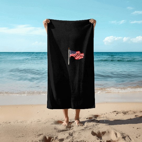 Proud To Be A US Army Veteran Beach Towels