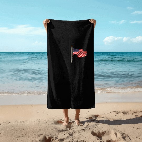Proud Wife Of A US Army Veteran Beach Towels