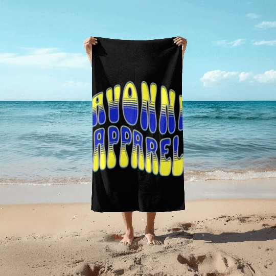 Vibrant Summer Aloha Sunset Design Beach Towels