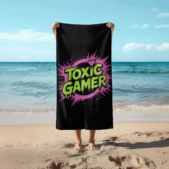 Toxic Gamer Beach Towels