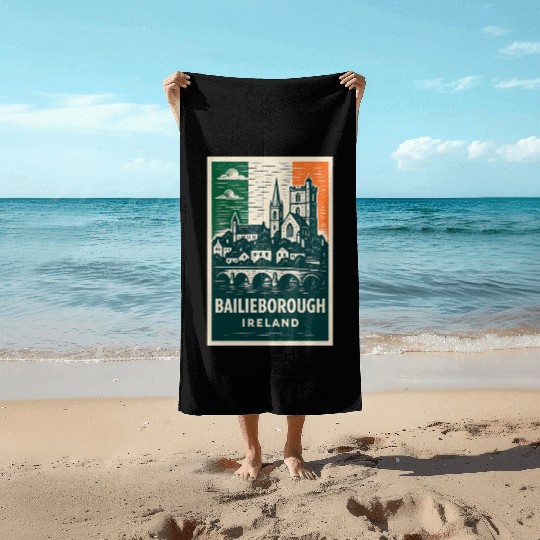 Bailieborough Ireland Scenic Landmark Beach Towels