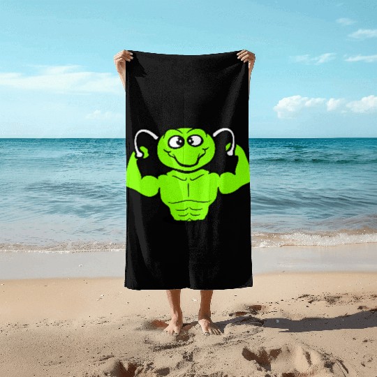 Caterpillar Bodybuilder Muscle Building Strong Fit Beach Towels